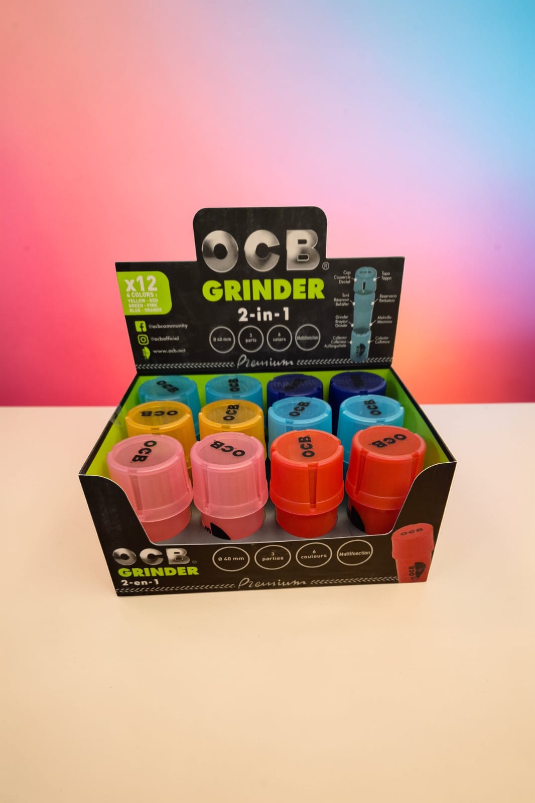Grinders OCB plastic